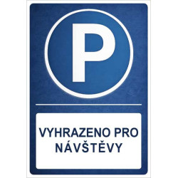 ⚠️ Cedule Parkování vyhrazeno pro návštěvy