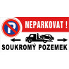 ⚠️ Neparkovat! – soukromý pozemek