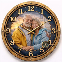 Námořnické hodiny s fotografií – společná plavba