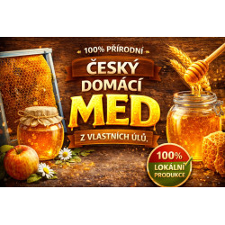 Cedule pro prodej medu – Český domácí med z úlů