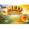 Cedule pro prodej medu – Med z našich vlastních úlů