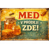 Cedule pro prodej medu – Retro med v prodeji zde