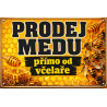 Cedule pro prodej medu – Výrazný med od včelaře