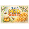 Cedule pro prodej medu – Český med malovaný styl
