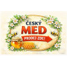 Cedule pro prodej medu – Český med se šipkou