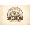 Cedule pro prodej medu – Retro razítko med