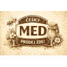 Cedule pro prodej medu – Retro český med