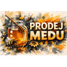 Cedule pro prodej medu – Prodej medu malířská kompozice