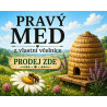 Cedule pro prodej medu – Pravý med z vlastní včelnice