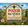 Cedule Pozor, včely – Ochranné včely výstraha