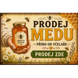 Cedule Prodej medu – Prodej medu přímo od včelaře