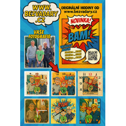 Hodiny kreslené komiks