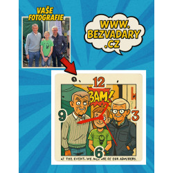 Hodiny kreslené komiks