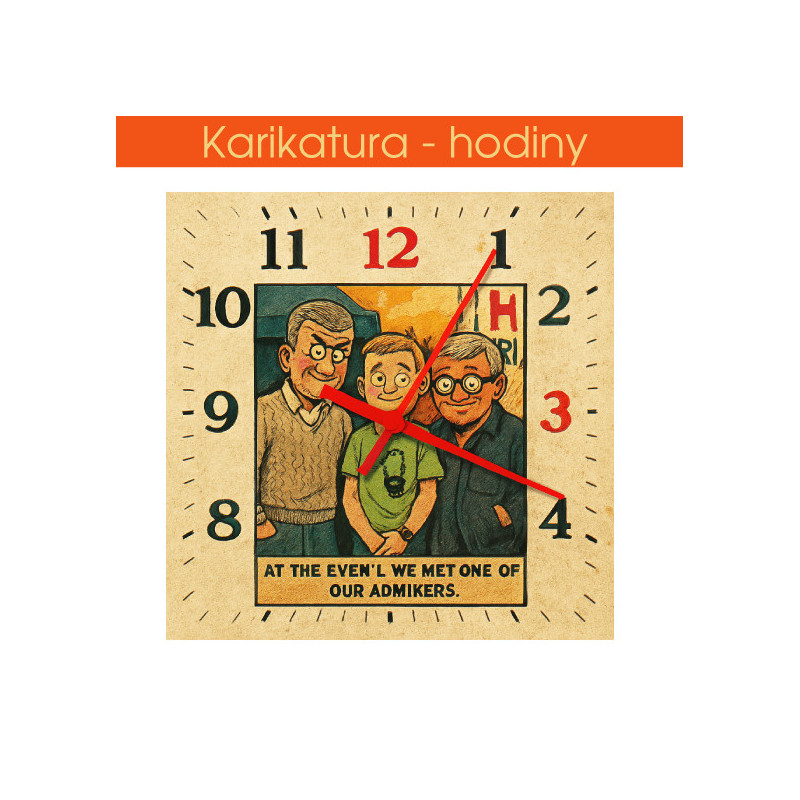 Hodiny kreslené komiks