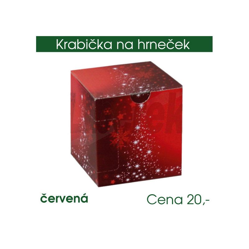 Krabička na hrneček červená