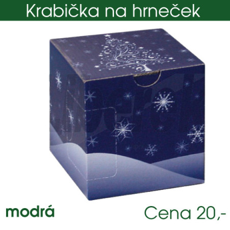 Krabička na hrneček modrá