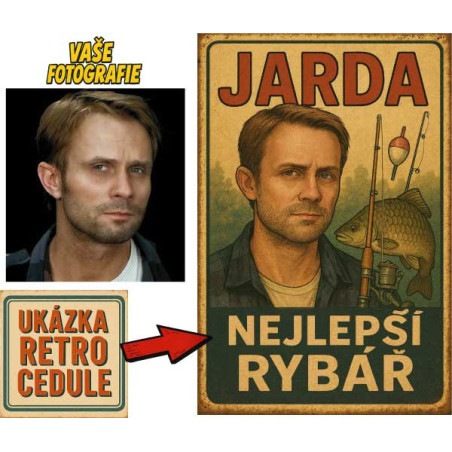 Retro cedule - Rybaření