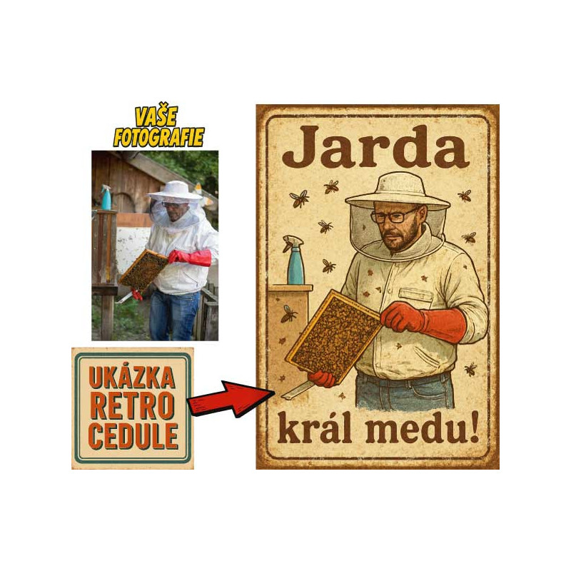 Retro cedule - Včelaření