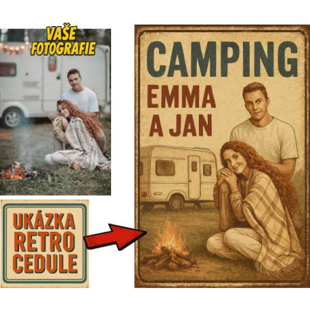 Retro cedule - Kempování