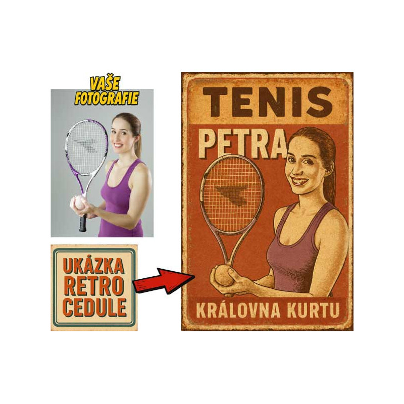 Retro cedule - Tenis