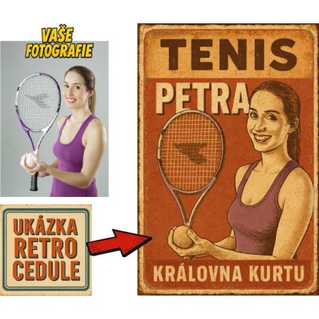 Retro cedule - Tenis