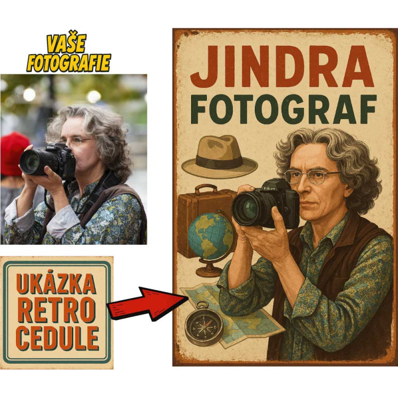 Retro cedule - Fotografování