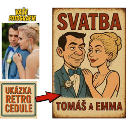 Retro cedule - Svatba