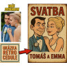 Retro cedule - Svatba