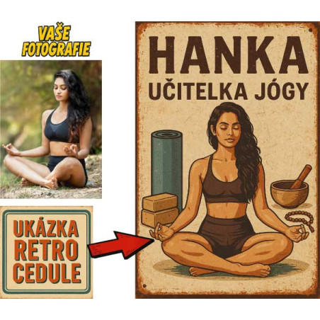 Retro cedule - Jóga