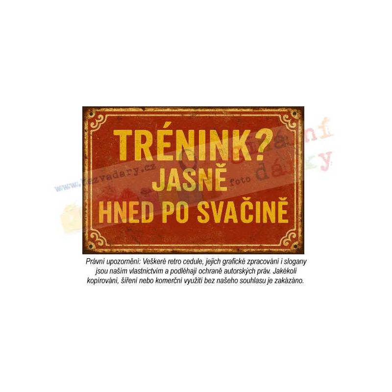 Retro cedule - Sport