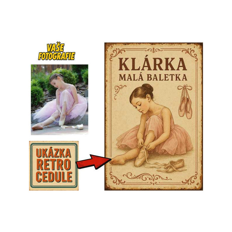 Retro cedule - Tanec -balet