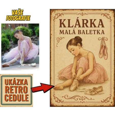 Retro cedule - Tanec -balet