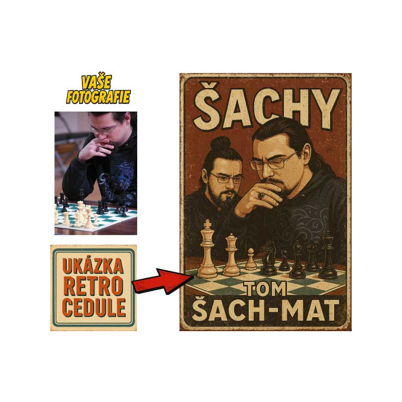 Retro cedule - Šachy