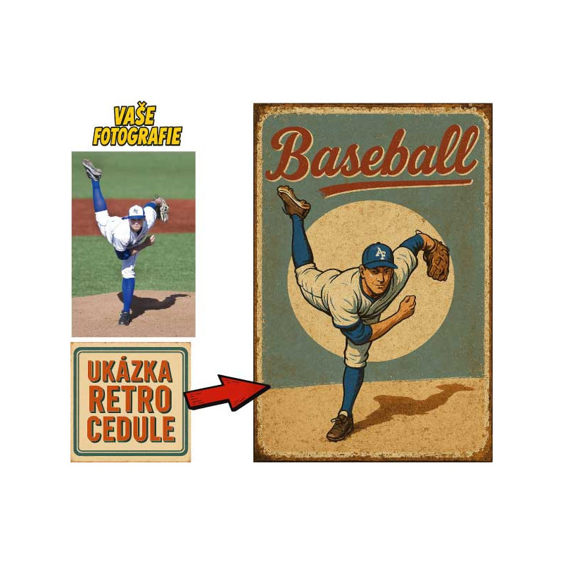 Retro cedule - Baseball