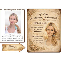 Retro cedule - pro něj od ní