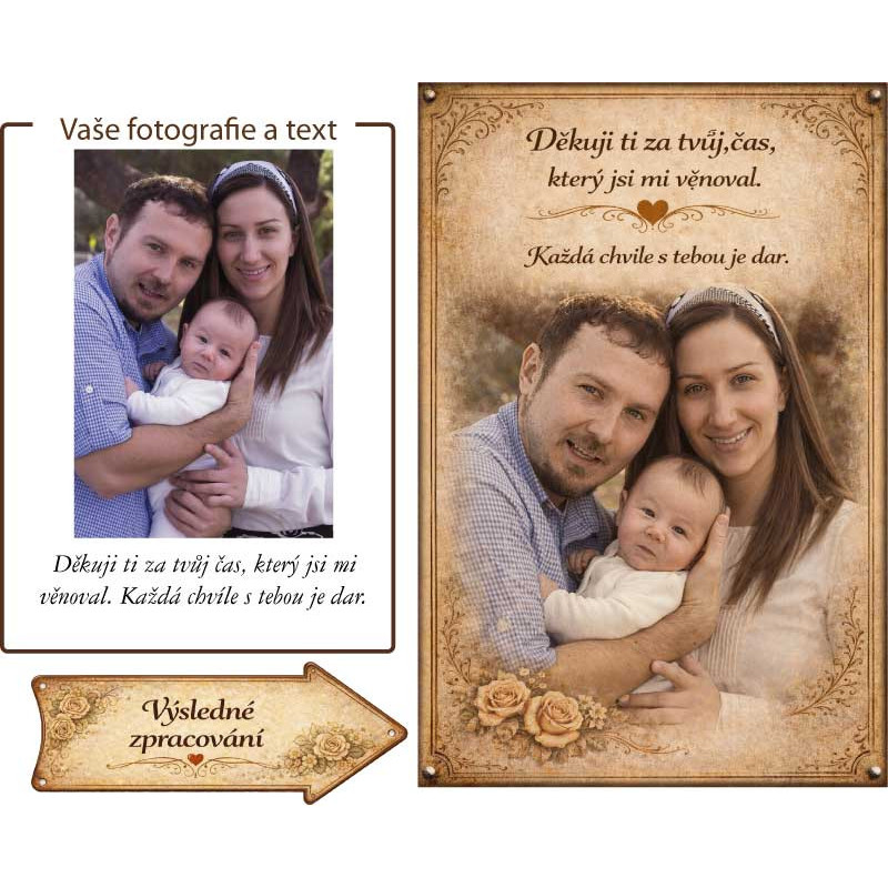 Retro cedule - pro dědečka