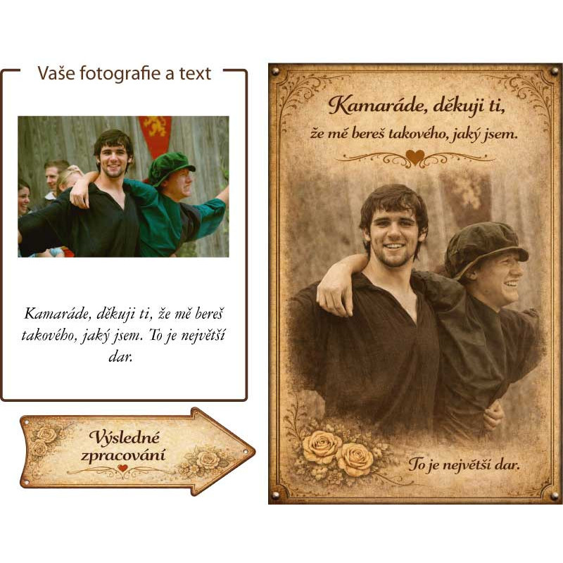 Retro cedule - pro kamaráda