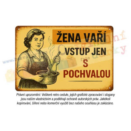 cedule - žena v domácnosti