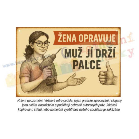 cedule - žena v domácnosti