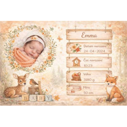 Cedule - narození dítěte 10