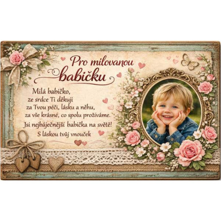 Retro cedule - pro babičku