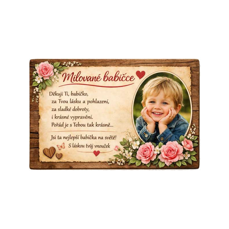 Retro cedule - pro babičku