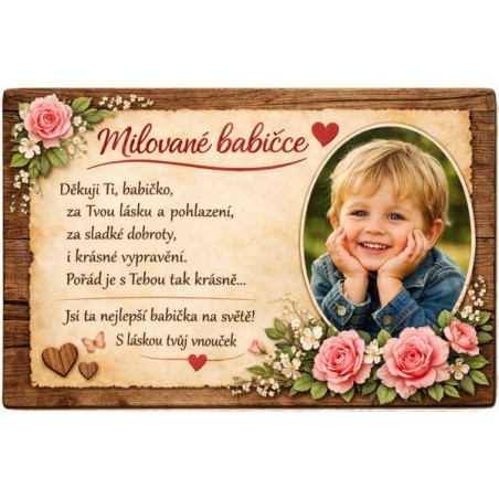 Retro cedule - pro babičku