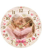 Kulaté hodiny s vlastní fotografií | Originální fotohodiny