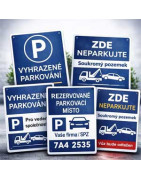 Cedule Vyhrazené parkoviště | Parkovací značení na míru