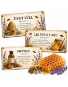 Informační cedule o včelách a medu | Naučné tabule