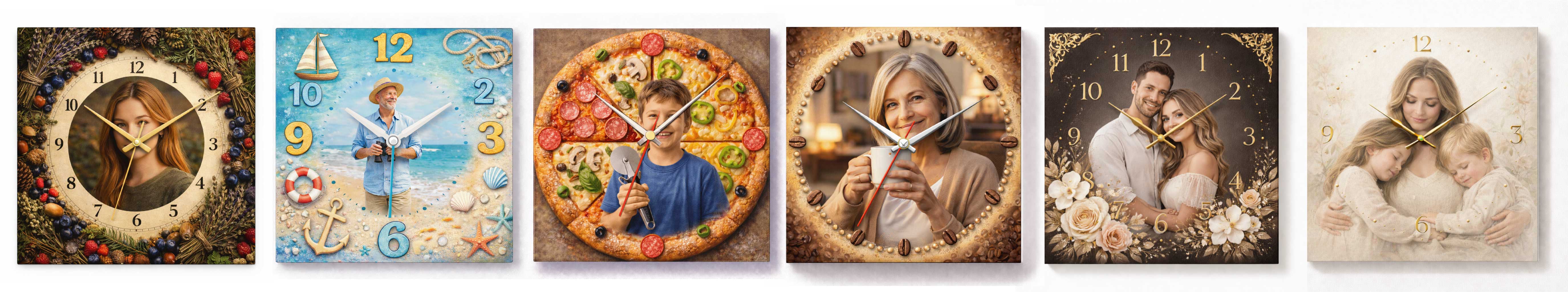 hodiny s fotkou
